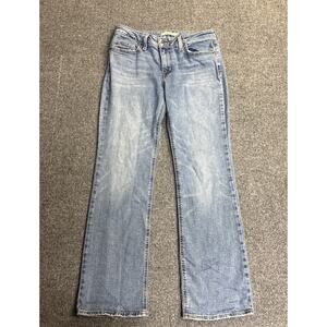 Levi Women's 29x32 Light Wash Superlow Boot Blue Denim Jeans